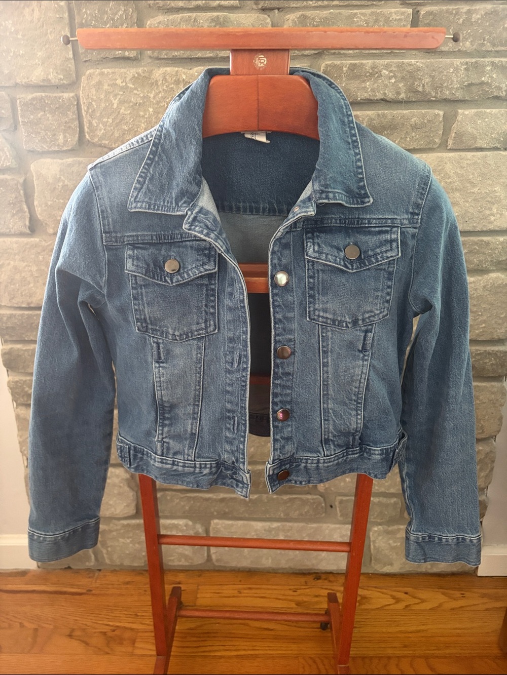 Nicole Miller New York Denim Jean Jacket medium wash size small
